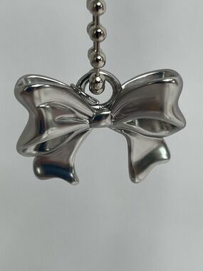 Coach New York Exclusive Silver Bow Charm